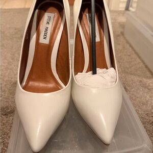 NEW! Steve Madden White Women's Heels
